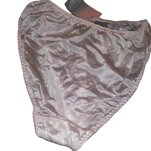 NWTS deadstock inclinations nylon sissy panties with lacy front size XL … - Picture 11 of 13